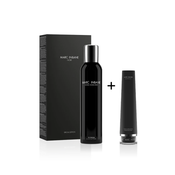 Marc Inbane Natural Tanning Spray 175 ml + GRATIS Black Exfoliator – Gezichtsscrub
